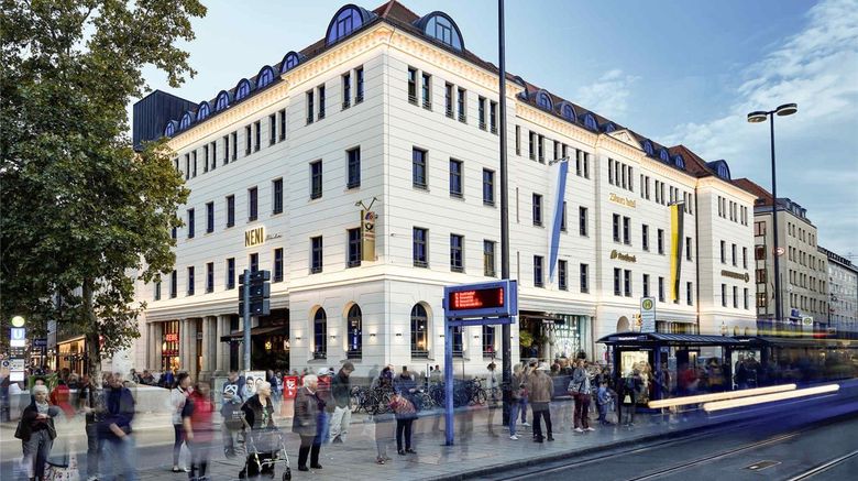 <b>25hours Hotel Royal Bavarian Exterior</b>. Images powered by <a href="https://iceportal.shijigroup.com/" title="IcePortal" target="_blank">IcePortal</a>.