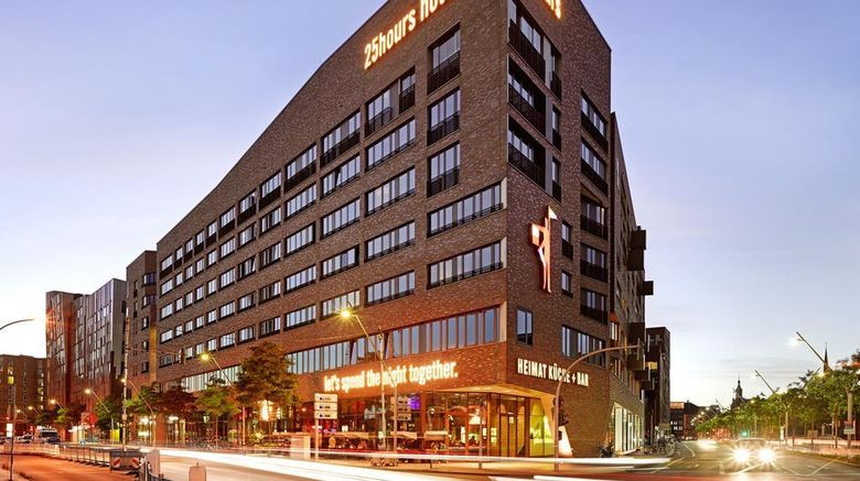 <b>25Hours Hotel Hafencity Exterior</b>. Images powered by <a href="https://iceportal.shijigroup.com/" title="IcePortal" target="_blank">IcePortal</a>.