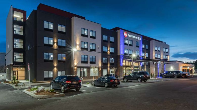 <b>Best Western Plus South Tacoma Hotel Exterior</b>. Images powered by <a href="https://iceportal.shijigroup.com/" title="IcePortal" target="_blank">IcePortal</a>.