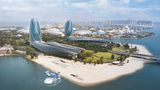 <b>Hilton Hainan Ocean Flower Island Exterior</b>. Images powered by <a href="https://iceportal.shijigroup.com/" title="IcePortal" target="_blank">IcePortal</a>.