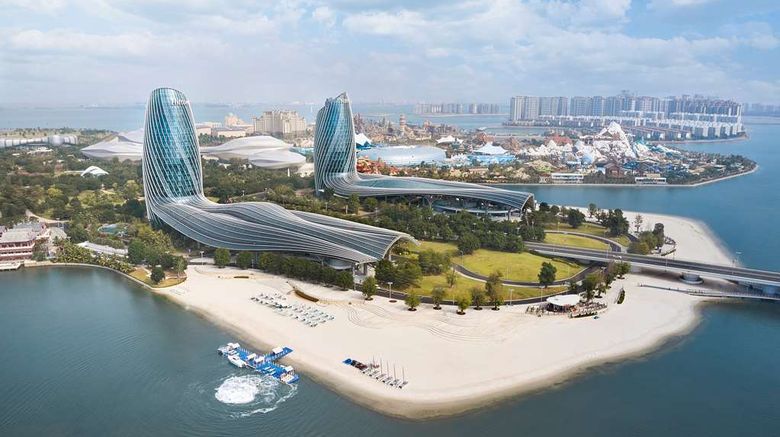 <b>Hilton Hainan Ocean Flower Island Exterior</b>. Images powered by <a href="https://iceportal.shijigroup.com/" title="IcePortal" target="_blank">IcePortal</a>.