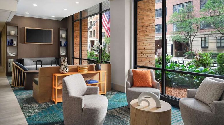 <b>Sonesta ES Stes Chicago Magnificent Mile Lobby</b>. Images powered by <a href="https://iceportal.shijigroup.com/" title="IcePortal" target="_blank">IcePortal</a>.