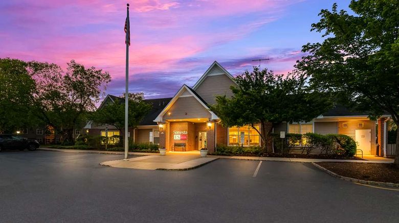 <b>Sonesta ES Suites Parsippany Morris Plains Exterior</b>. Images powered by <a href="https://iceportal.shijigroup.com/" title="IcePortal" target="_blank">IcePortal</a>.