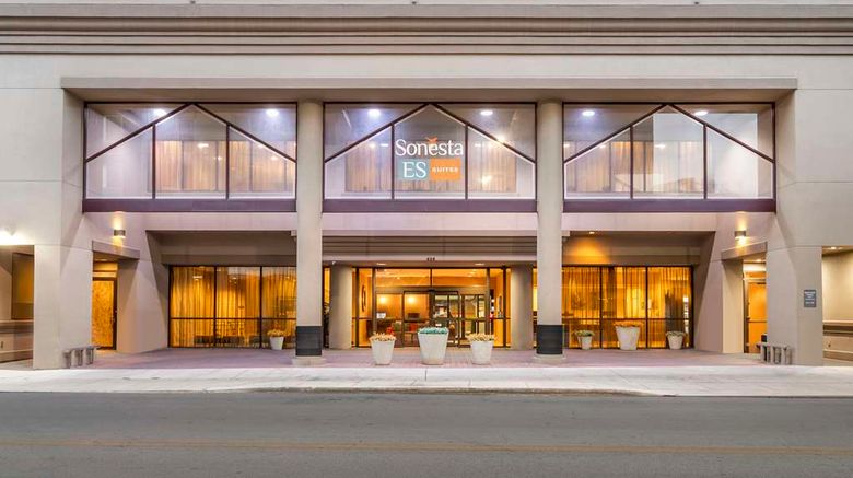 <b>Sonesta ES Suites Downtown Alamo Plaza Exterior</b>. Images powered by <a href="https://iceportal.shijigroup.com/" title="IcePortal" target="_blank">IcePortal</a>.