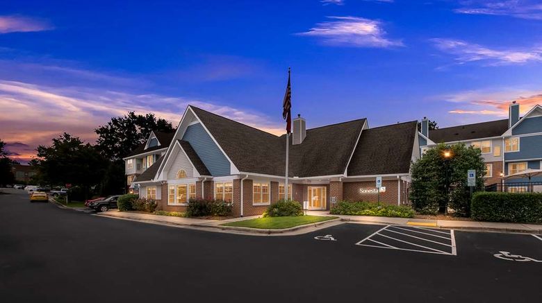 Sonesta ES Suites Raleigh Cary Exterior. Images powered by <a href="https://iceportal.shijigroup.com" target="_blank" rel="noopener">Ice Portal</a>.