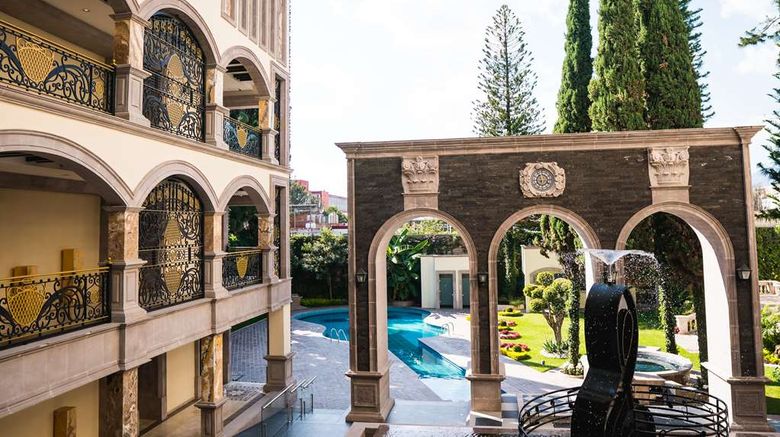 Hotel  and  Spa Mansion Solis Exterior. Images powered by <a href=https://www.travelweekly-asia.com/Hotels/Morelia-Mexico/
