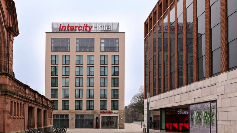 <b>IntercityHotel Wiesbaden Exterior</b>. Images powered by <a href="https://iceportal.shijigroup.com/" title="IcePortal" target="_blank">IcePortal</a>.