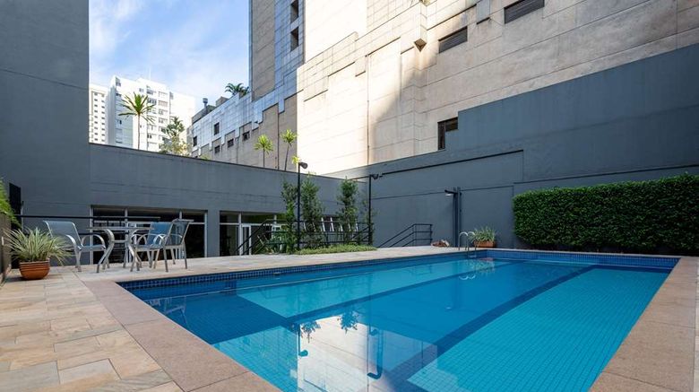 <b>Wyndham Sao Paulo Paulista Pool</b>. Images powered by <a href="https://iceportal.shijigroup.com/" title="IcePortal" target="_blank">IcePortal</a>.