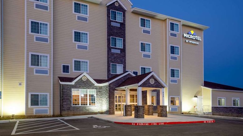 <b>Microtel Inn & Suites by Wyndham Exterior</b>. Images powered by <a href="https://iceportal.shijigroup.com/" title="IcePortal" target="_blank">IcePortal</a>.
