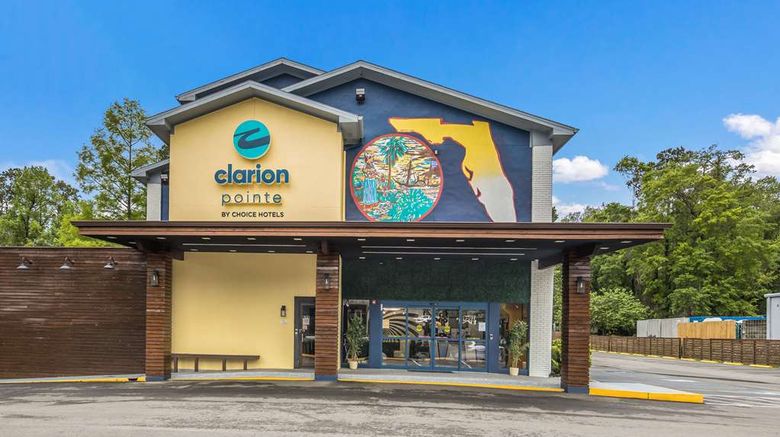 Clarion Pointe Tallahassee North Exterior. Images powered by <a href="https://iceportal.shijigroup.com" target="_blank" rel="noopener">Ice Portal</a>.