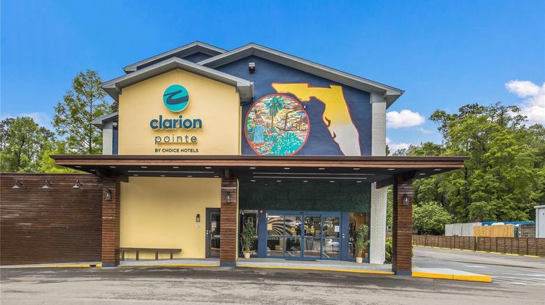 Clarion Pointe Tallahassee North Exterior. Images powered by <a href="https://iceportal.shijigroup.com" target="_blank" rel="noopener">Ice Portal</a>.