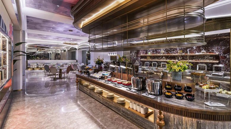 <b>Mercure Yan'an Downtown Restaurant</b>. Images powered by <a href="https://iceportal.shijigroup.com/" title="IcePortal" target="_blank">IcePortal</a>.