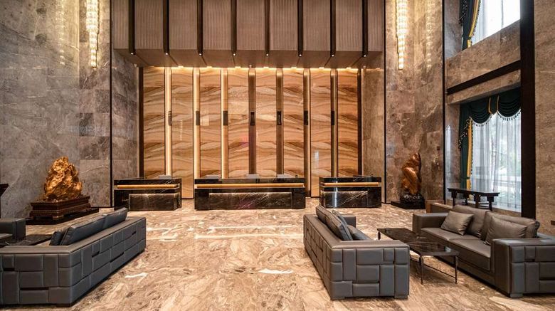 <b>Ramada Plaza by Wyndham Hezhou North Lobby</b>. Images powered by <a href="https://iceportal.shijigroup.com/" title="IcePortal" target="_blank">IcePortal</a>.