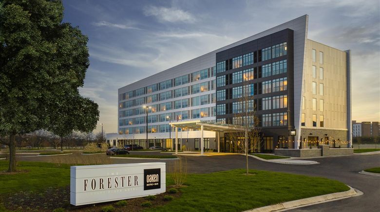 The Forester a Hyatt Place Hotel Exterior. Images powered by <a href="https://iceportal.shijigroup.com" target="_blank" rel="noopener">Ice Portal</a>.