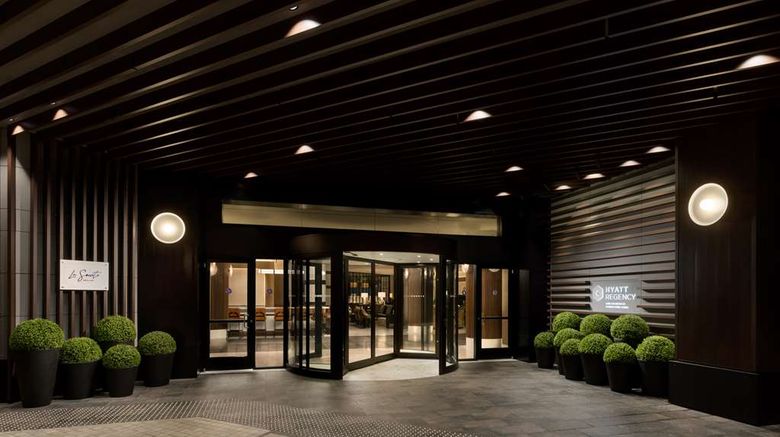 <b>Hyatt Regency San Francisco Downtown SOMA Exterior</b>. Images powered by <a href="https://iceportal.shijigroup.com/" title="IcePortal" target="_blank">IcePortal</a>.