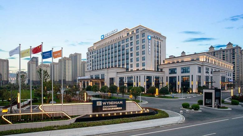 Wyndham Zhangshu Exterior. Images powered by <a href="https://iceportal.shijigroup.com" target="_blank" rel="noopener">Ice Portal</a>.