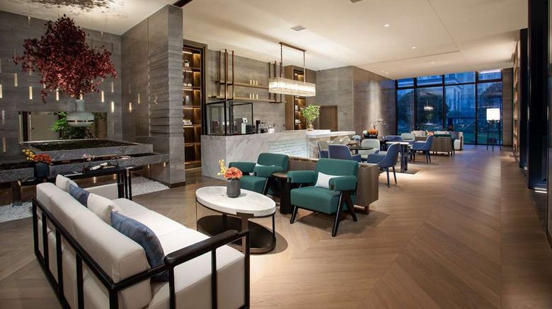 <b>Wyndham Zhangshu Lobby</b>. Images powered by <a href="https://iceportal.shijigroup.com/" title="IcePortal" target="_blank">IcePortal</a>.