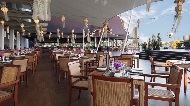 <b>Anantara Riverside Bangkok Resort Restaurant</b>. Images powered by <a href=https://www.travelagewest.com/Hotels/Bangkok/