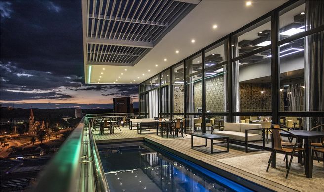 Avani Windhoek Hotel & Casino Exterior