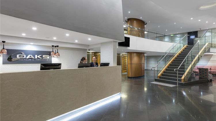 Oaks Brisbane Aurora Suites Lobby