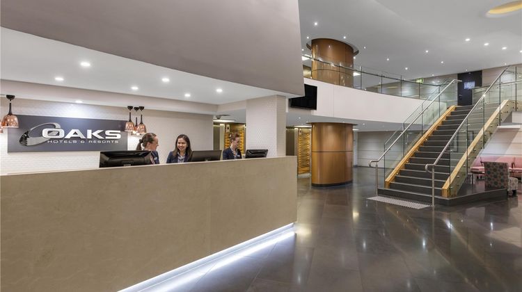 Oaks Brisbane Aurora Suites Lobby