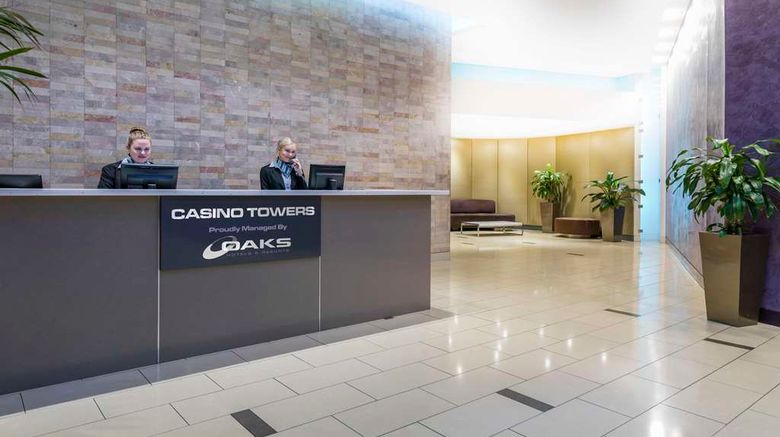 <b>Oaks Casino Tower Suites Lobby</b>. Images powered by <a href="https://iceportal.shijigroup.com/" title="IcePortal" target="_blank">IcePortal</a>.