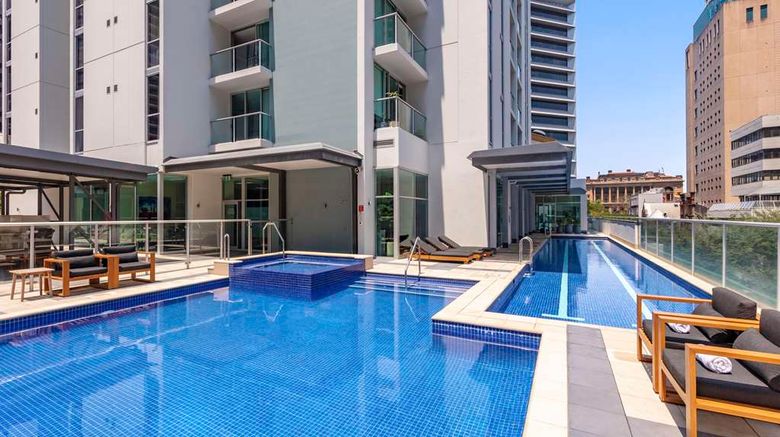 <b>Oaks Brisbane Festival Suites Pool</b>. Images powered by <a href="https://iceportal.shijigroup.com/" title="IcePortal" target="_blank">IcePortal</a>.