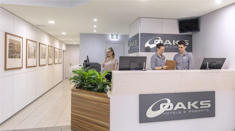 Oaks Brisbane Festival Suites Lobby