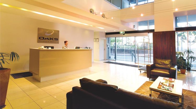 Oaks Brisbane Lexicon Suites Lobby