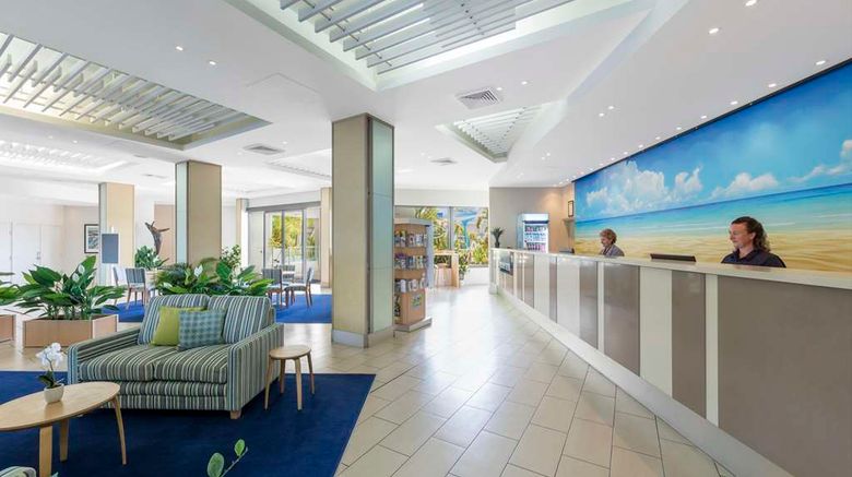 <b>Oaks Hervey Bay Resort and Spa Lobby</b>. Images powered by <a href="https://iceportal.shijigroup.com/" title="IcePortal" target="_blank">IcePortal</a>.