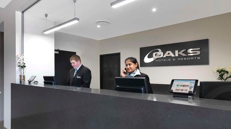 <b>Oaks Mackay Rivermarque Hotel Lobby</b>. Images powered by <a href="https://iceportal.shijigroup.com/" title="IcePortal" target="_blank">IcePortal</a>.