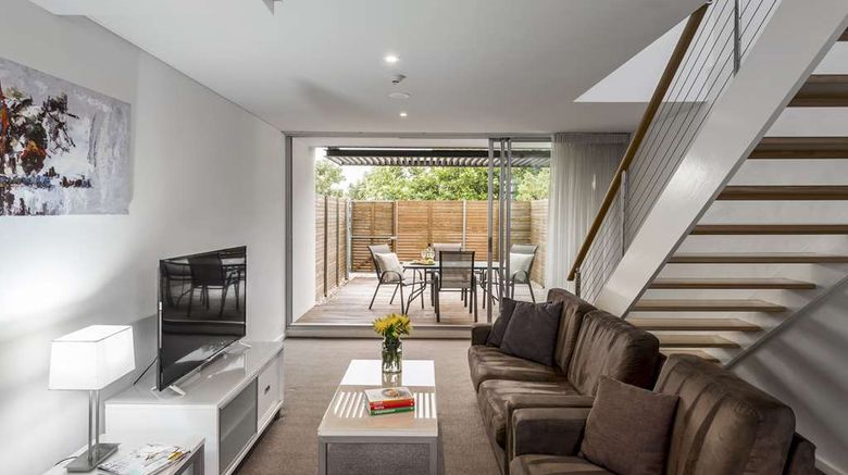 <b>Oaks Nelson Bay Lure Suites Exterior</b>. Images powered by <a href="https://iceportal.shijigroup.com/" title="IcePortal" target="_blank">IcePortal</a>.