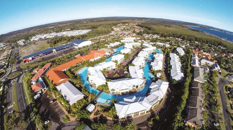 <b>Oaks Port Stephens Pacific Blue Resort Exterior</b>. Images powered by <a href="https://iceportal.shijigroup.com/" title="IcePortal" target="_blank">IcePortal</a>.