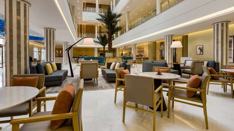 <b>Radisson Hotel Riyadh Airport Lobby</b>. Images powered by <a href="https://iceportal.shijigroup.com/" title="IcePortal" target="_blank">IcePortal</a>.