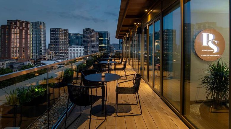<b>Hyatt Place London City East Restaurant</b>. Images powered by <a href="https://iceportal.shijigroup.com/" title="IcePortal" target="_blank">IcePortal</a>.