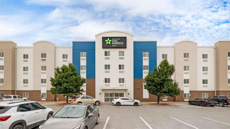 <b>Extended Stay America McAlester Exterior</b>. Images powered by <a href="https://iceportal.shijigroup.com/" title="IcePortal" target="_blank">IcePortal</a>.