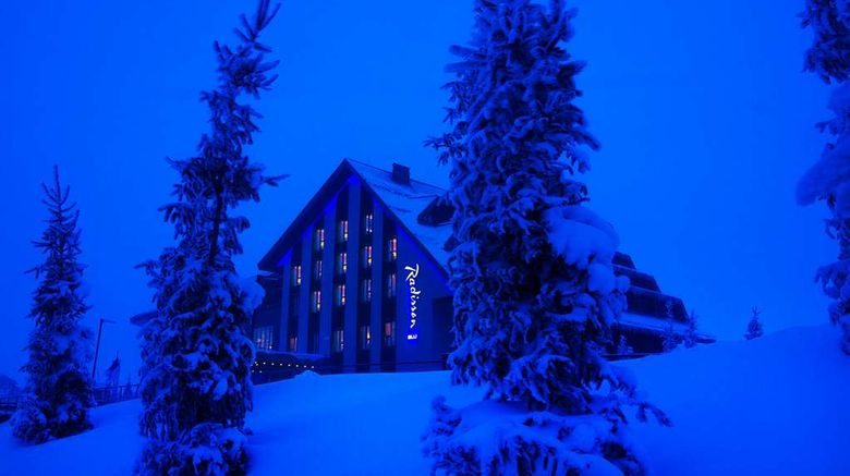 Radisson Blu Hotel, Mount Erciyes Exterior. Images powered by <a href="https://iceportal.shijigroup.com" target="_blank" rel="noopener">Ice Portal</a>.