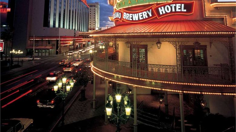 Main Street Station Casino Brewery Hotel Exterior. Images powered by <a href="https://iceportal.shijigroup.com" target="_blank" rel="noopener">Ice Portal</a>.
