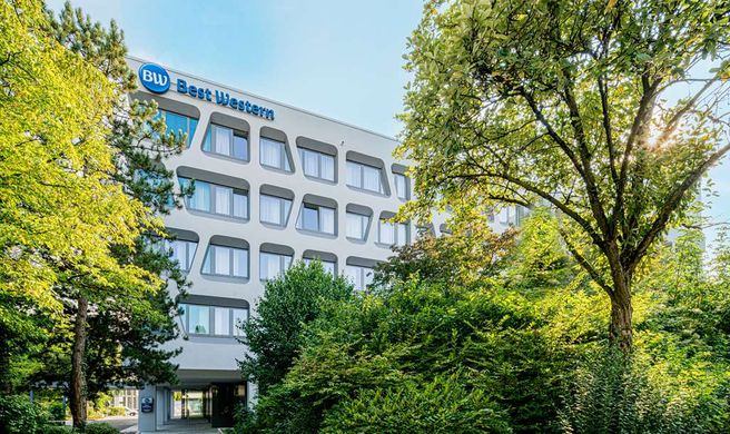 Best Western Hotel Arabellapark Muenchen Exterior