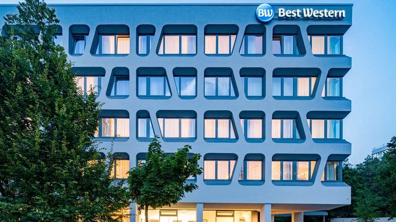 <b>Best Western Hotel Arabellapark Muenchen Exterior</b>. Images powered by <a href="https://iceportal.shijigroup.com/" title="IcePortal" target="_blank">IcePortal</a>.