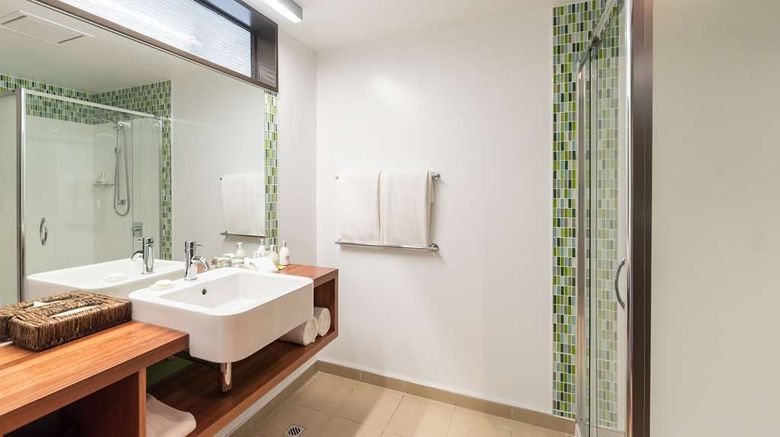 <b>Te Waonui Forest Retreat Room</b>. Images powered by <a href="https://iceportal.shijigroup.com/" title="IcePortal" target="_blank">IcePortal</a>.