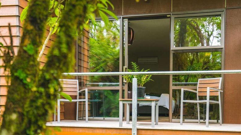 <b>Te Waonui Forest Retreat Room</b>. Images powered by <a href="https://iceportal.shijigroup.com/" title="IcePortal" target="_blank">IcePortal</a>.
