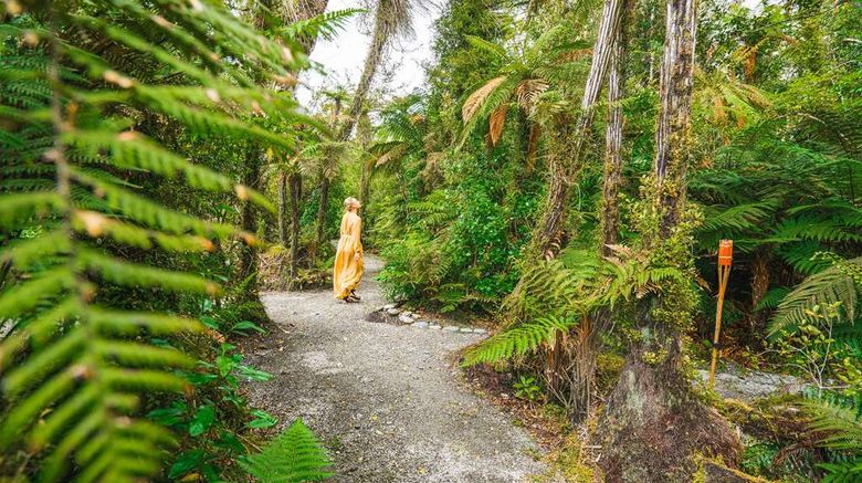 <b>Te Waonui Forest Retreat Exterior</b>. Images powered by <a href="https://iceportal.shijigroup.com/" title="IcePortal" target="_blank">IcePortal</a>.