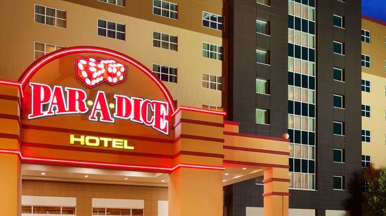 Par-A-Dice Hotel  and  Casino Exterior. Images powered by <a href="https://iceportal.shijigroup.com" target="_blank" rel="noopener">Ice Portal</a>.