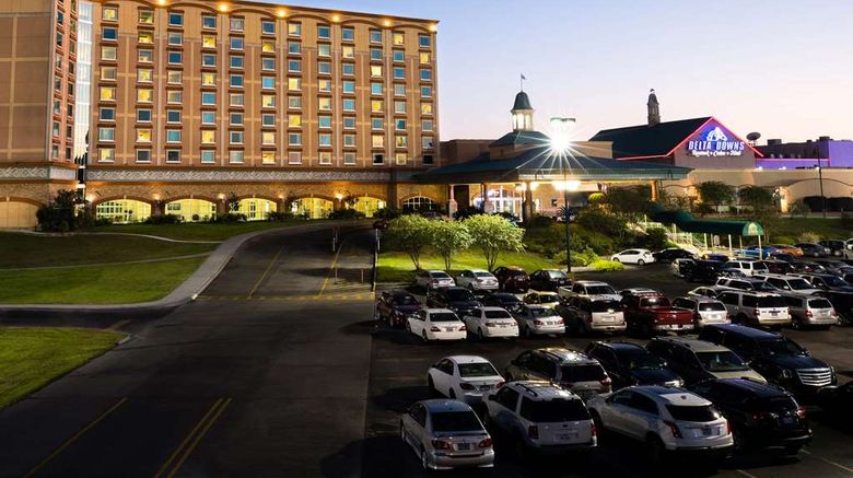 <b>Delta Downs Racetrack, Hotel & Casino Exterior</b>. Images powered by <a href="https://iceportal.shijigroup.com/" title="IcePortal" target="_blank">IcePortal</a>.