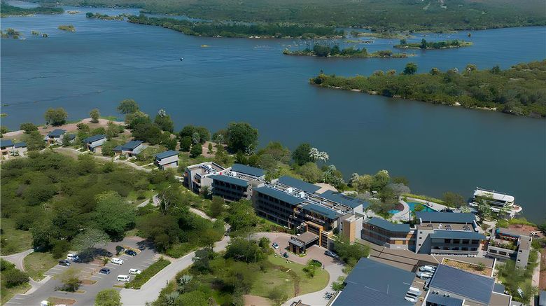 Radisson Blu Mosi-Oa-Tunya LVI Resort Exterior. Images powered by <a href="https://iceportal.shijigroup.com" target="_blank" rel="noopener">Ice Portal</a>.