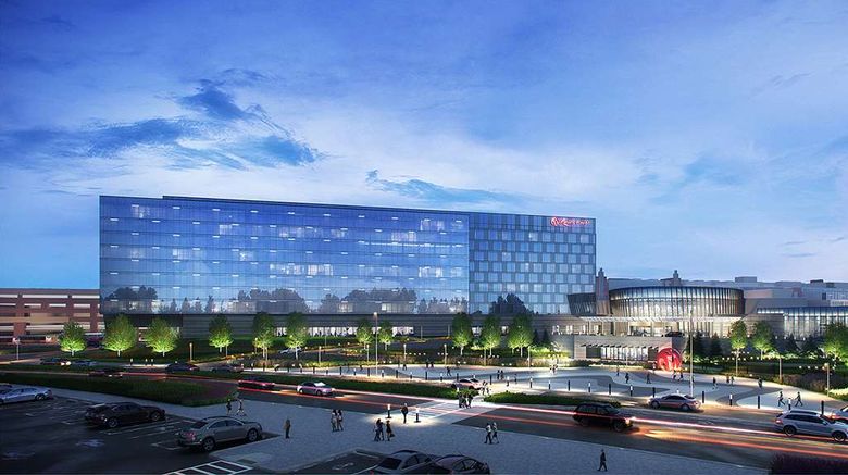 Hyatt Regency JFK Airport at Resorts Exterior. Images powered by <a href="https://iceportal.shijigroup.com" target="_blank" rel="noopener">Ice Portal</a>.