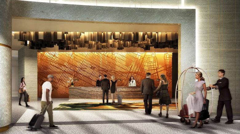 <b>Hyatt Regency JFK Airport at Resorts Lobby</b>. Images powered by <a href="https://iceportal.shijigroup.com/" title="IcePortal" target="_blank">IcePortal</a>.