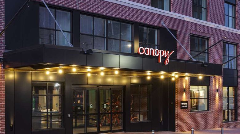 <b>Canopy by Hilton Portland Waterfront Exterior</b>. Images powered by <a href="https://iceportal.shijigroup.com/" title="IcePortal" target="_blank">IcePortal</a>.