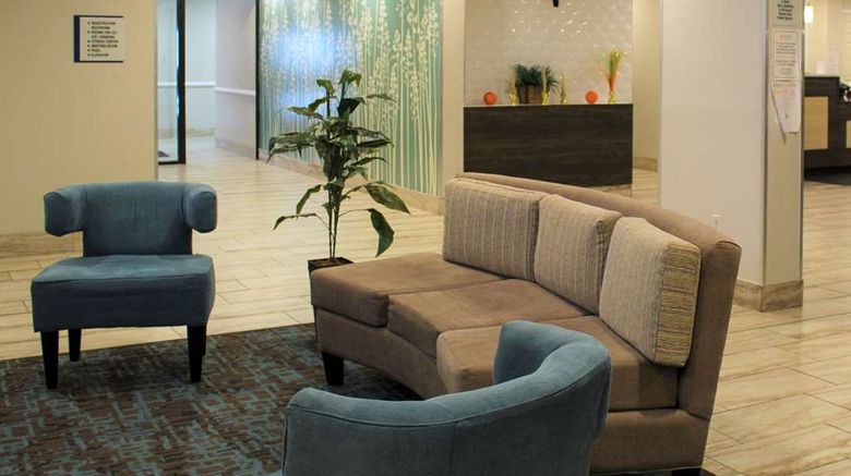 <b>Sleep Inn Indianapolis East Lobby</b>. Images powered by <a href="https://iceportal.shijigroup.com/" title="IcePortal" target="_blank">IcePortal</a>.